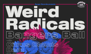 A poster for weird radicals bangers ball.