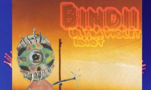 A poster for the band bindii featuring an alien bindi eye