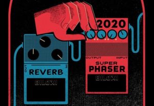 A poster with the words super phaser and bilon.